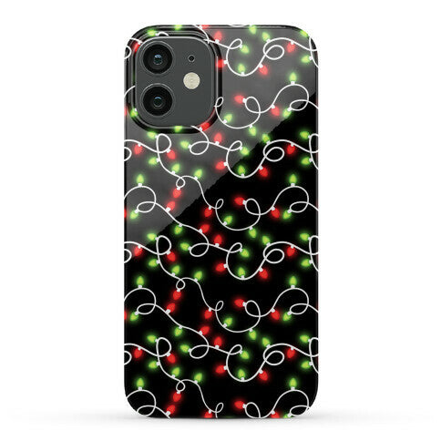Christmas Lights Pattern Phone Case
